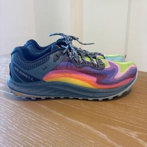 Merrell Antora 3 Rainbow Trail Running Shoes Womens 11 Wide J067550W Multi Color